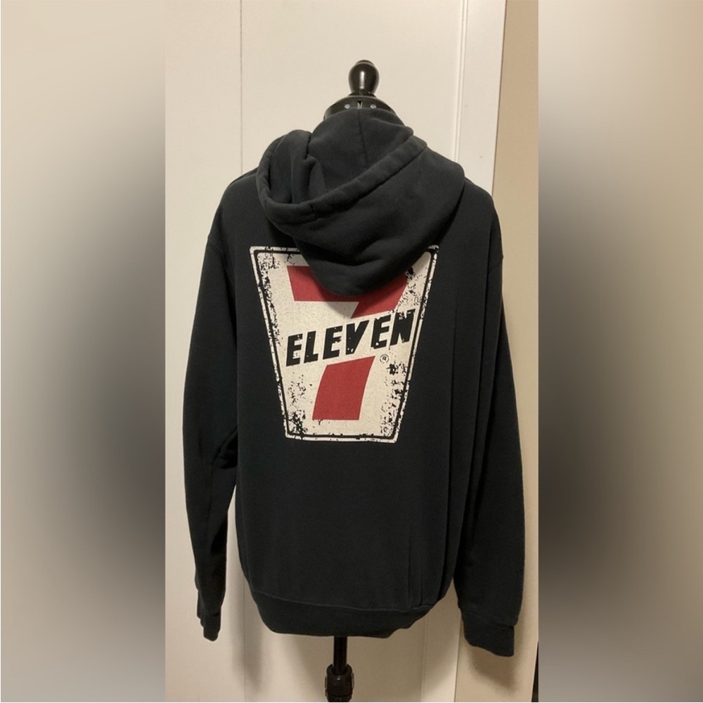 7 ELEVEN Zip Up Hoodie Sweater
